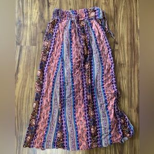 Earthbound Trading Co Paisley Maxi Skirt